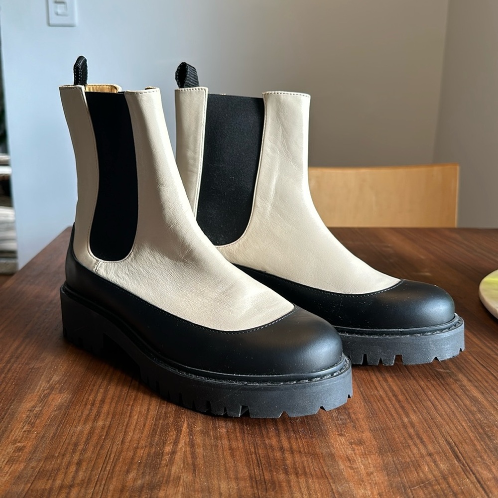 By Malene Birger Anna Lug Sole Leather Boots